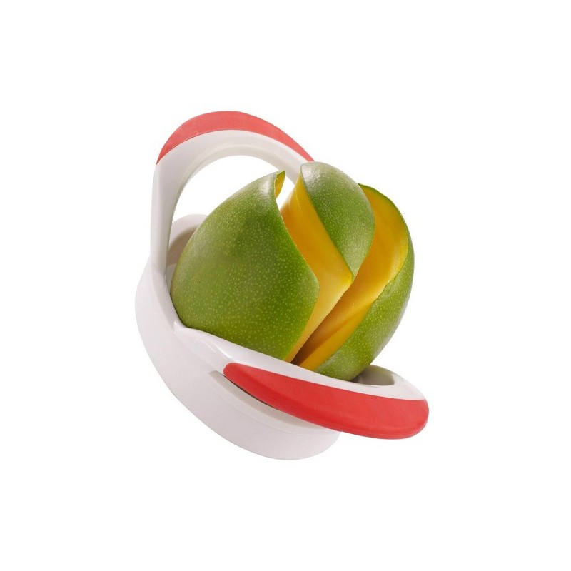 Westmark coupe-mangue plastique/acier inoxydable 20x10,5x6,5cm