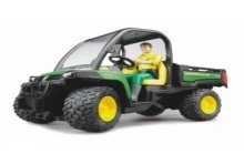 Bruder John Deere Gator XUV855D avec chauffeur