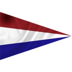 Drapeau à pointe Pays-Bas 20x30 cm filé-poly