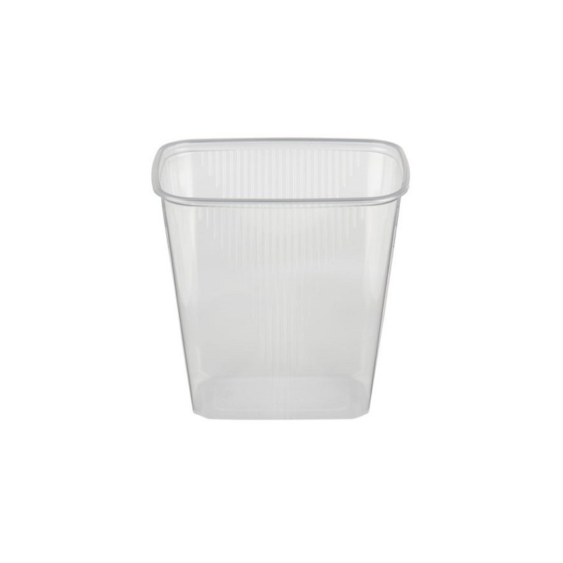 Gobelets d'emballage 500 ml avec couvercle transparent, 10 pièces