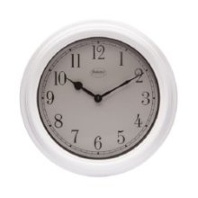 Horloge murale à quartz Ø 35 cm avec affichage de l'heure analogique sans piles (1x AA)