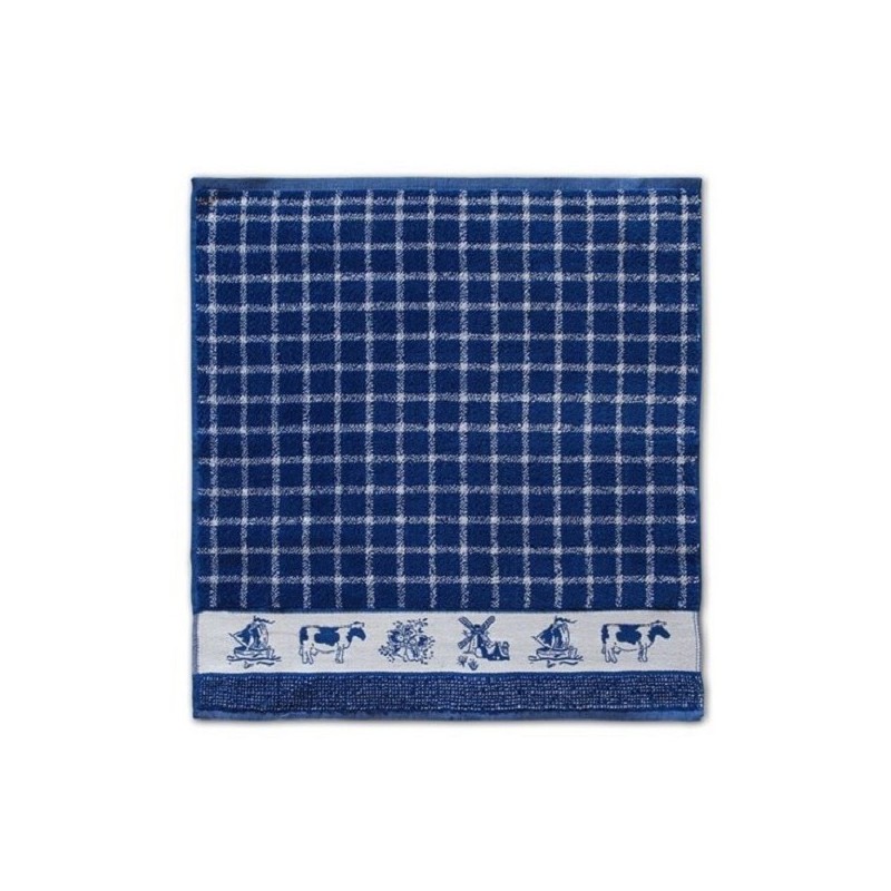 DDDD Torchon de cuisine 50x55 cm Dutchie 6pcs bleu