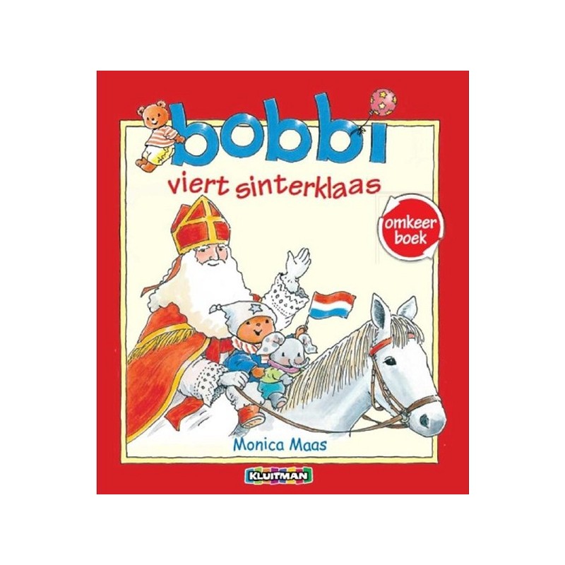 Le livre d'inversion de Kluitman Bobbi célèbre Sinterklaas/Noël