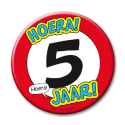 Button XL - 5 jaar