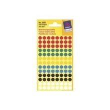 Etiket voor 8mm rond stickers, 416 stickers per pak,  Bundel a 10 pakjes