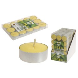 Bougies chauffe-plat citronnelle pack de 15 pièces