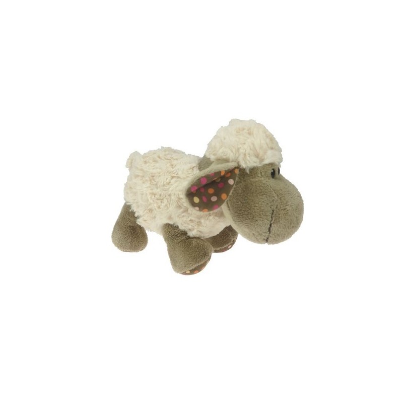 Peluche mouton debout douce bouclée 20cm