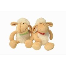 Peluche mouton garçon ou fille toute douce 17cm