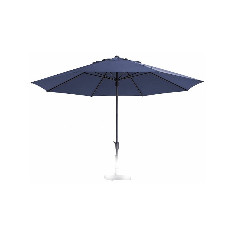 Parasol Timor 400cm à enroulement BLEU SAPHIERE