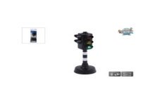 Kids Globe stoplicht met voetgangerslicht en geluid 12cm