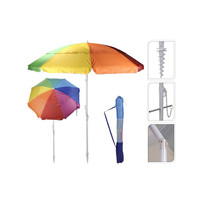 Parasol de plage 220cm