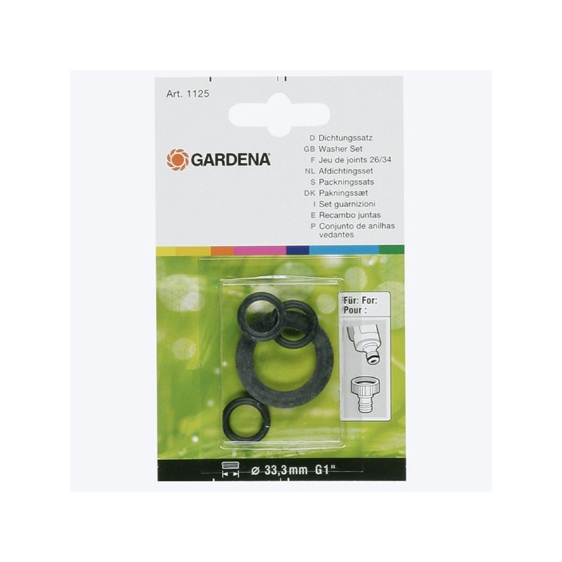 Gardena jeu d'anneaux en caoutchouc 26,5 mm 3/4"