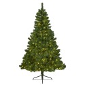 Everlands Kunstkerstboom Imperial Pine 210cm hoog VERLICHT met 380 geintegreerde warmwitte LED lampjes