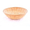 Corbeille à pain bambou ronde fermée 30x9 cm