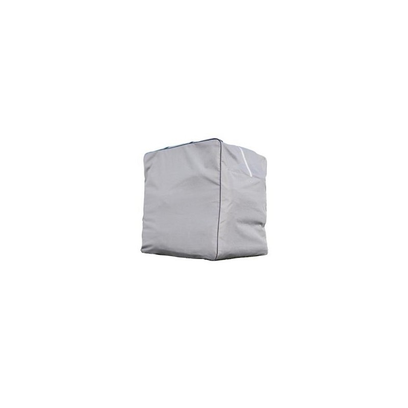 Luxe opbergtas voor loungekussens grijs 80x80x60cm. Gemaakt van sterk polyester