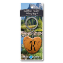 Porte-clés coeur marbre - K