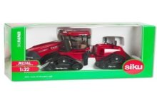 siku 3275, Case IH Quadtrac 600 Rupstractor, 1:32, metaal/kunststof, rood, functioneel koppelstuk en siku-trekhaak