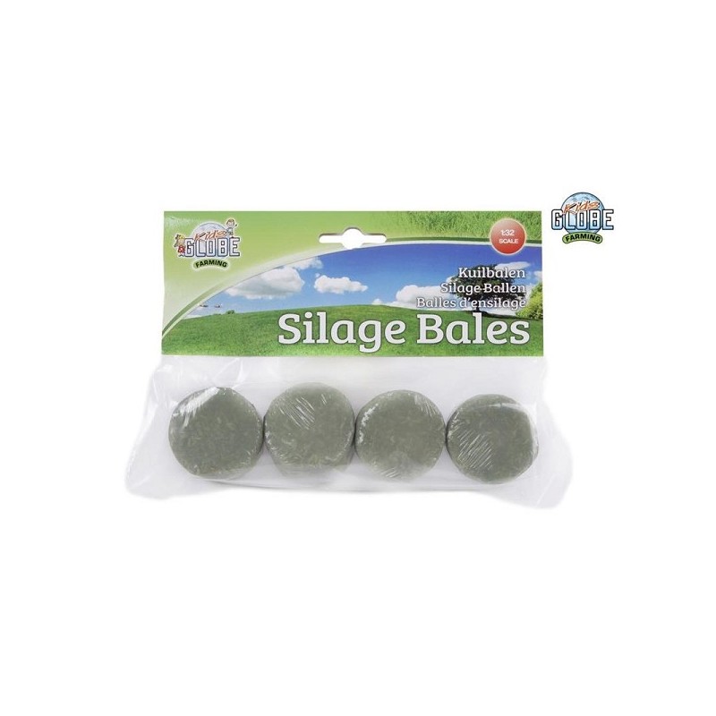 Balles d'ensilage rondes Kids Globe 4 pièces 1:32