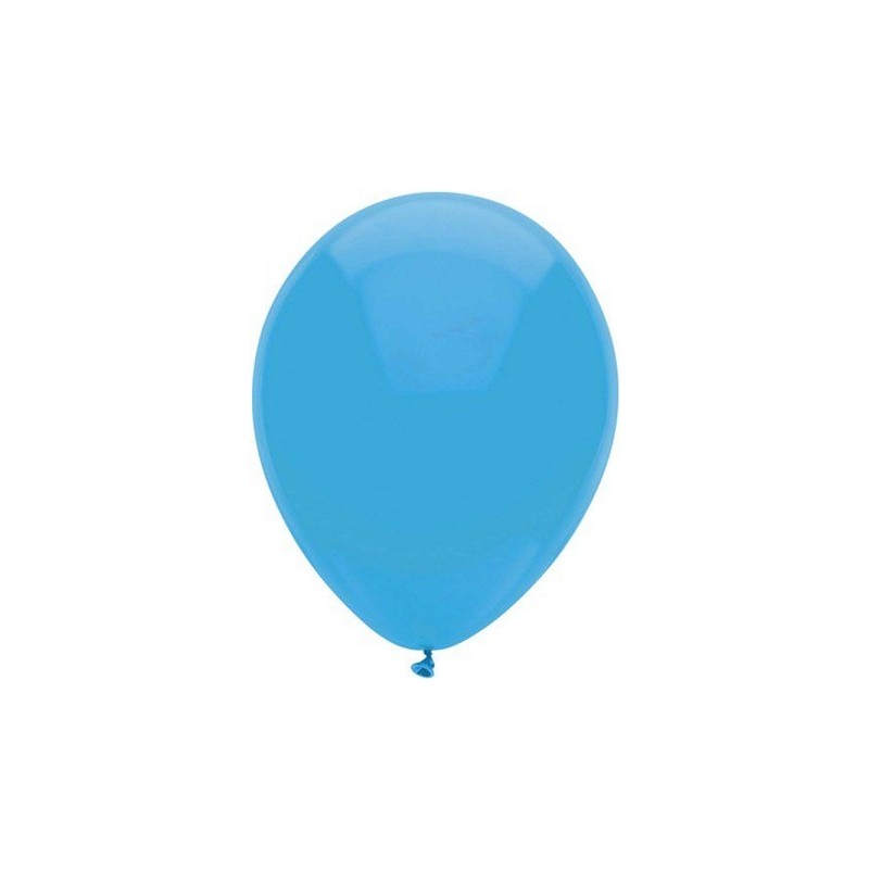 Ballonnen Middenblauw 30cm zak a 10stuks