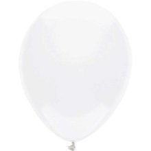 Ballonnen Wit 30cm zakje 10stuks