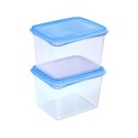 Sunware Club Cuiise coffret congélateur 1,9 litre transparent / bleu lot de 2 pièces 17,5x14,11,4 cm