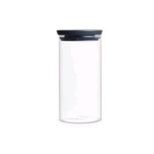 Brabantia Voorraadbus stapelbaar 1100ml glas dia.10,4x20,2cm