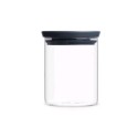 Brabantia Voorraadbus stapelbaar 600ml glas dia.10.4x13cm