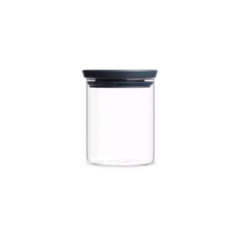 Brabantia Boîte de conservation empilable 600ml verre dia.10,4x13cm