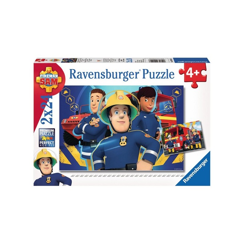 Ravensburger SAM: Helpt je uit de brand puzzel 2x24 stukjes