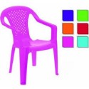 Chaise de jardin enfant en plastique Sweet Candy 37x35cm