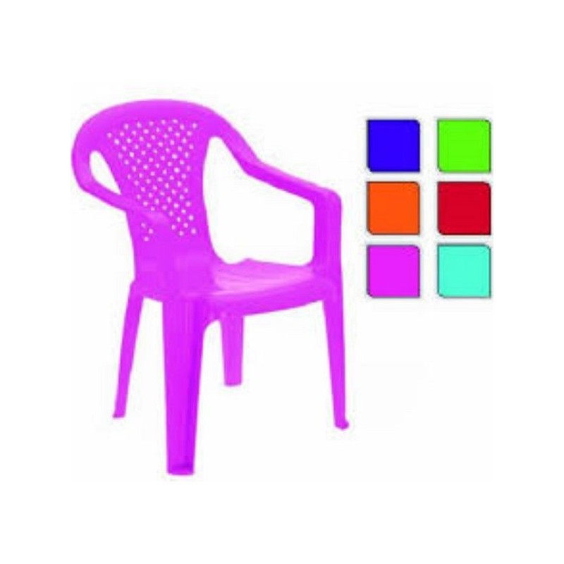 Chaise de jardin enfant en plastique Sweet Candy 37x35cm