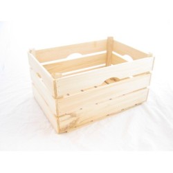 Boîte de vente aux enchères en bois 46x32x22 cm