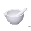 Mortier porcelaine blanc dia 15cm