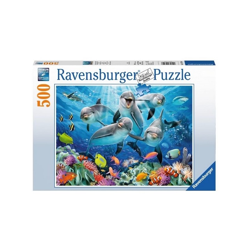 Ravensburger 500 pièces Dauphins dans le récif de corail