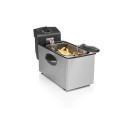 Friteuse Tristar capacité 3,0 L - boîtier en acier inoxydable 2000 watts