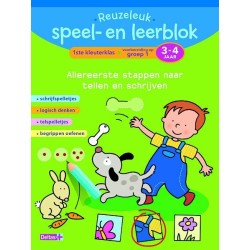 Bloc de jeu et d'apprentissage amusant géant Deltas - Compter et écrire (3-4 ans)