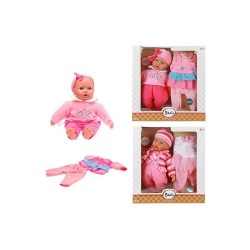 Toi Toys Cute Baby Babypop 40cm met extra kledingset