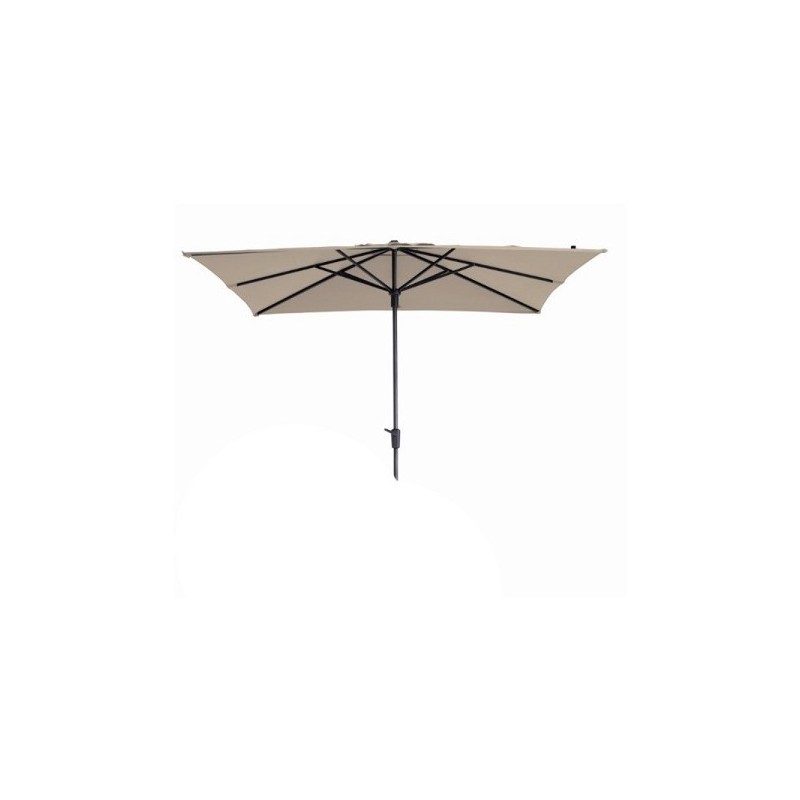 Parasol Syros vierkant opdraai 280x280cm ecru