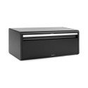 Brabantia Broodtrommel met klepdeksel matt zwart 18,7x25x46,5cm 18 liter
