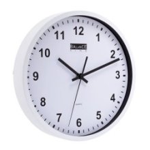 Horloge murale à quartz en métal 30 cm avec affichage de l'heure analogique