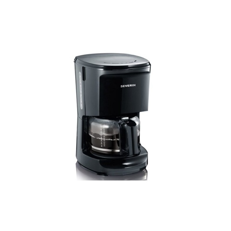 Severin KA 4815, Cafetière filtre, 1,25 l, pour café moulu, 1000 W, Noir