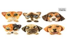 Animaux imprimés Big Face XL disponibles en 6 versions.
