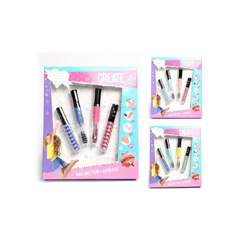 Create It! Nagel versieren en Lipgloss