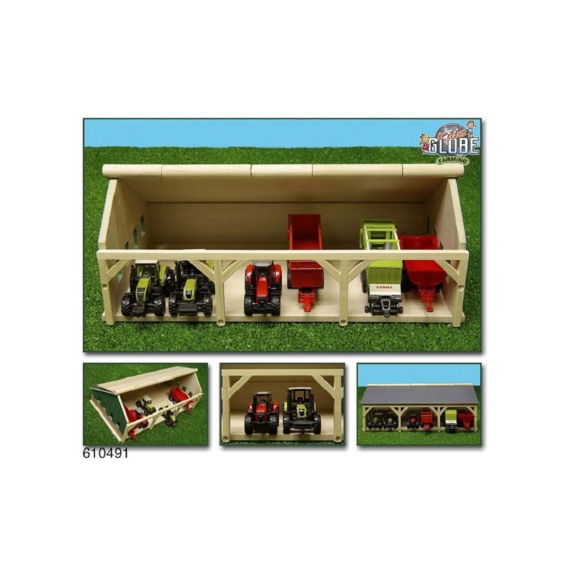 Hangar agricole pour tracteurs 1:87,16,7