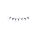 Ligne de drapeau 10m violet pack de 10 pièces