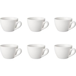 Mammoet Tasse à cappuccino Budgetline 210ml porcelaine blanche (lot de 6) 8,8x6cm