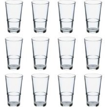 Mammoet Bierglas Budgetline Amsterdam stapelbaar  340ml set a 12 stuks