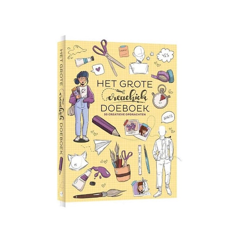 Het grote creachick doeboek -50 creatieve opdrachten voor volwassenen 128 blz