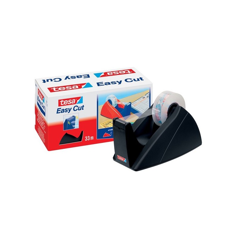 Distributeur Tesa Easy Cut 33m noir