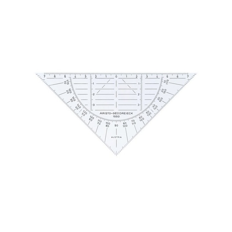 Aristo Geo-driehoek 16cm flexibel onbreekbaar